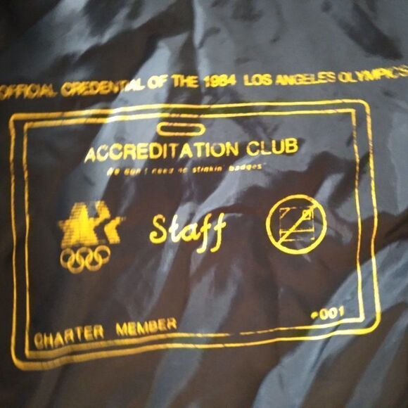 Vintage 84 Olympic Games Staff Windbreaker Jacket - Picture 6 of 8